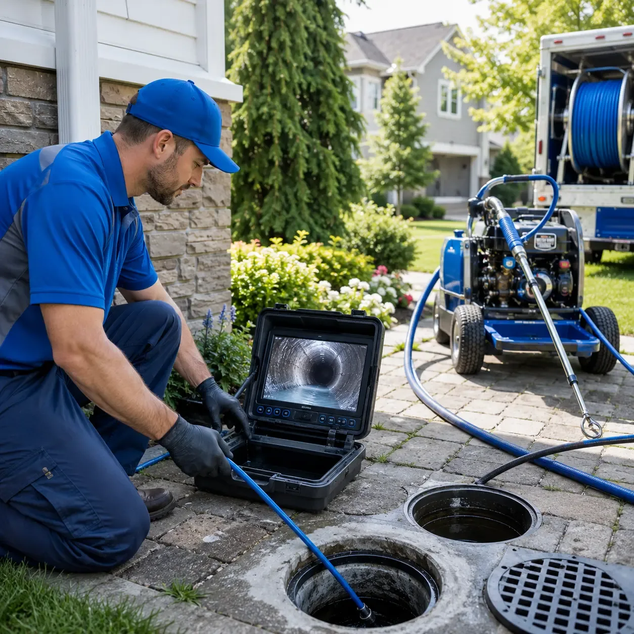 Outdoor drain cleaning professionals serving Warren, PA
